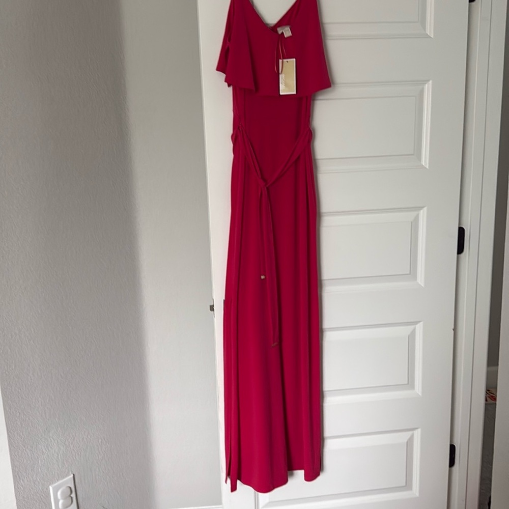 Michael Kors Fuchsia Chain Strap Maxi Dress NWT | Small